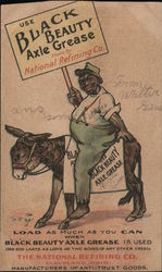 Use Black Beauty Axle Grease Postcard