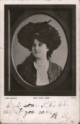 Miss Zena Dare, Actress Postcard