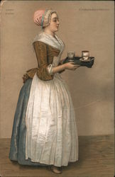 The Chocolate Girl by Liotard Postcard