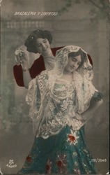 Brazalema and Libertad, Spanish Dancing Duo Postcard