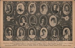 Past Presidents of the Rebekah Assembly of Maine 1894-1910 Postcard