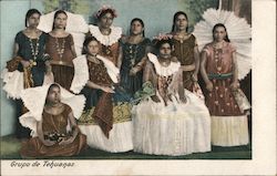 Grupo de Tehuanas (Group of women from the Isthmus of Tehuantepec, Mexico) Postcard