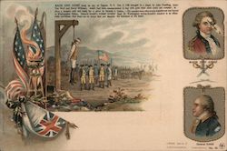 Major John Andre Hung for Treason Postcard