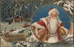 Christmas Greetings Postcard