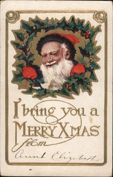 I Bring You a Merry Christmas Postcard