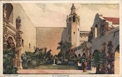 In a Quiet Patio, Panama-California Exposition, San Diego, California Postcard