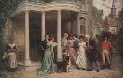 Bringing Home the Bride Postcard