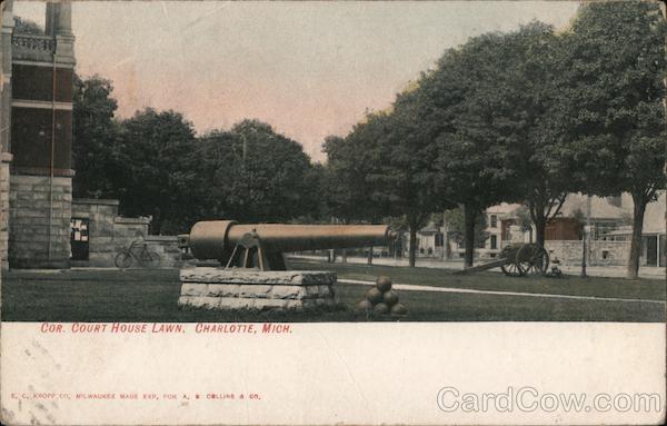 Cor. Court House Lawn Charlotte Michigan