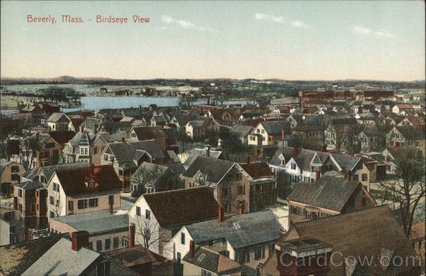Birdseye View of Beverly Massachusetts