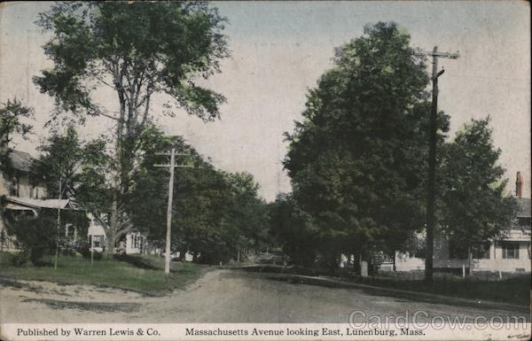 Massachusetts AVenue looking East Lunenburg