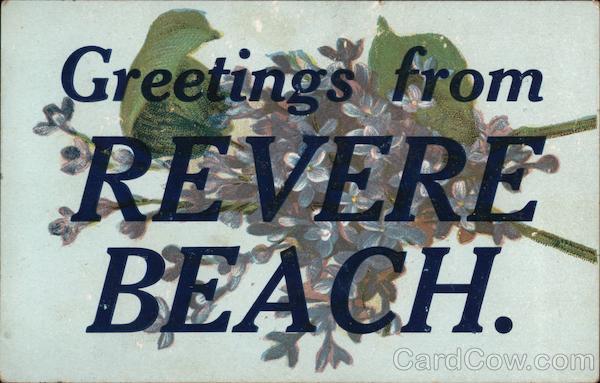 Greetings From Revere Beach Massachusetts
