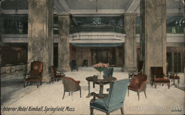 Interior Hotel Kimball Springfield Massachusetts