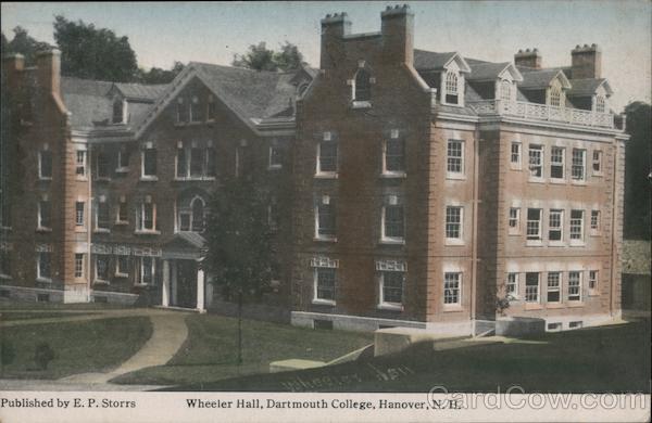 Wheeler Hall - Dartmouth College Hanover New Hampshire