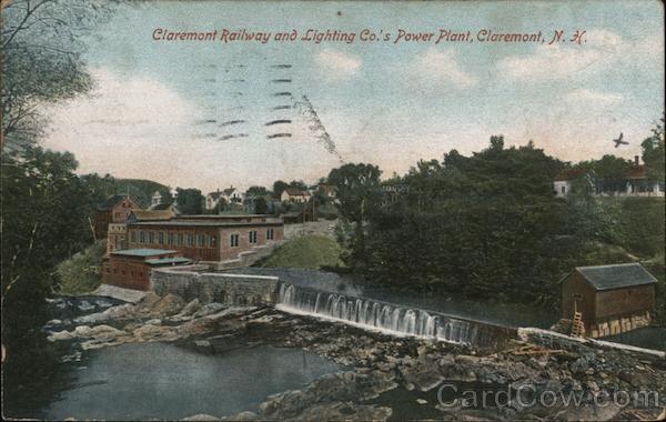 Claremont Railway and Lighting Co.’s Power Plant New Hampshire