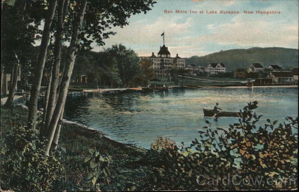 Water View of Ben Mere Inn, Lake Sunapee New Hampshire