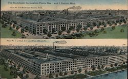 The Studebaker Corporation Plants Nos.1 and 3 Postcard