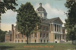 Genesee County Court House Postcard