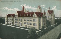 Central High School Postcard