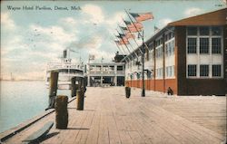 Wayne Hotel Pavilion Postcard