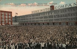 Employees of the Ford Motor Company Postcard