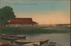 Casino, Pine Lake Lansing, MI Postcard Postcard Postcard