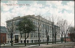 Central High School Jackson, MI Postcard Postcard Postcard