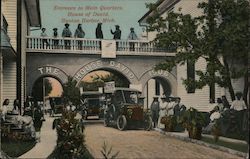 Entrance to Main Quarters, House of David Benton Harbor, MI Postcard Postcard Postcard