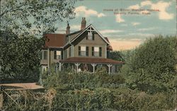 Home of Oliver Wendell HOlmews Beverly Farms, MA Postcard Postcard Postcard