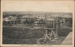 Bird's Eye View of Camp Devens Postcard