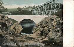 Waste Weir, Metropolitan Dam Postcard