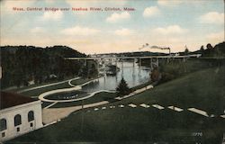 Central Bridge Over Nashua River Postcard