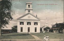 Congregational Church Duxbury, MA Postcard Postcard Postcard