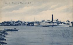 Uncatena at Edgertown Dock Edgartown, MA Postcard Postcard Postcard