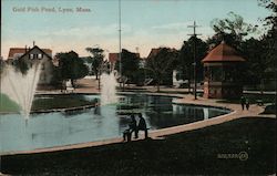 Gold Fish Pond Postcard