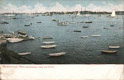 Marblehead Neck and Harbor Postcard