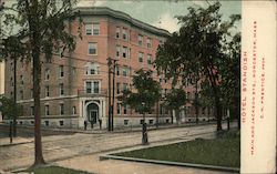Hotel Standish, Main and Jackson Sts. Postcard