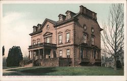 Sigma Phi Fraternity House, Williams College Postcard