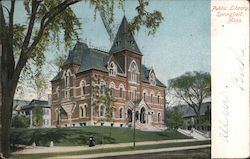 Public Library Postcard