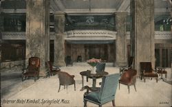 Interior Hotel Kimball Postcard
