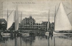 New Wesley House Oak Bluffs, MA Postcard Postcard Postcard