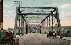 Centerville Bridge Lowell, MA Postcard Postcard Postcard