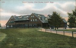 Vesper Country Club House Lowell, MA Postcard Postcard Postcard