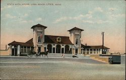 State Bath House - Lynn Beach Postcard