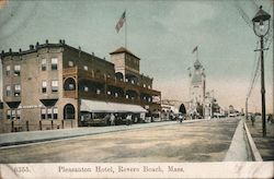 Pleasanton Hotel Revere Beach, MA Postcard Postcard Postcard