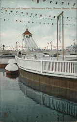 The Chutes and Lagoon, Wonderland Park Postcard
