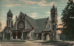 Ellot Congregational Church Newton, MA Postcard Postcard Postcard