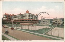 The Oceanside Tennis Courts Postcard