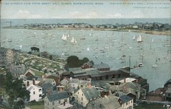 Harbor View From Abbot Hall Tower Marblehead, MA Postcard Postcard Postcard