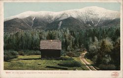 Mt. Clay and Mt. Washington From Twin Rivers Postcard