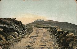Summit House From Carriage Road Mount Washington, NH Postcard Postcard Postcard